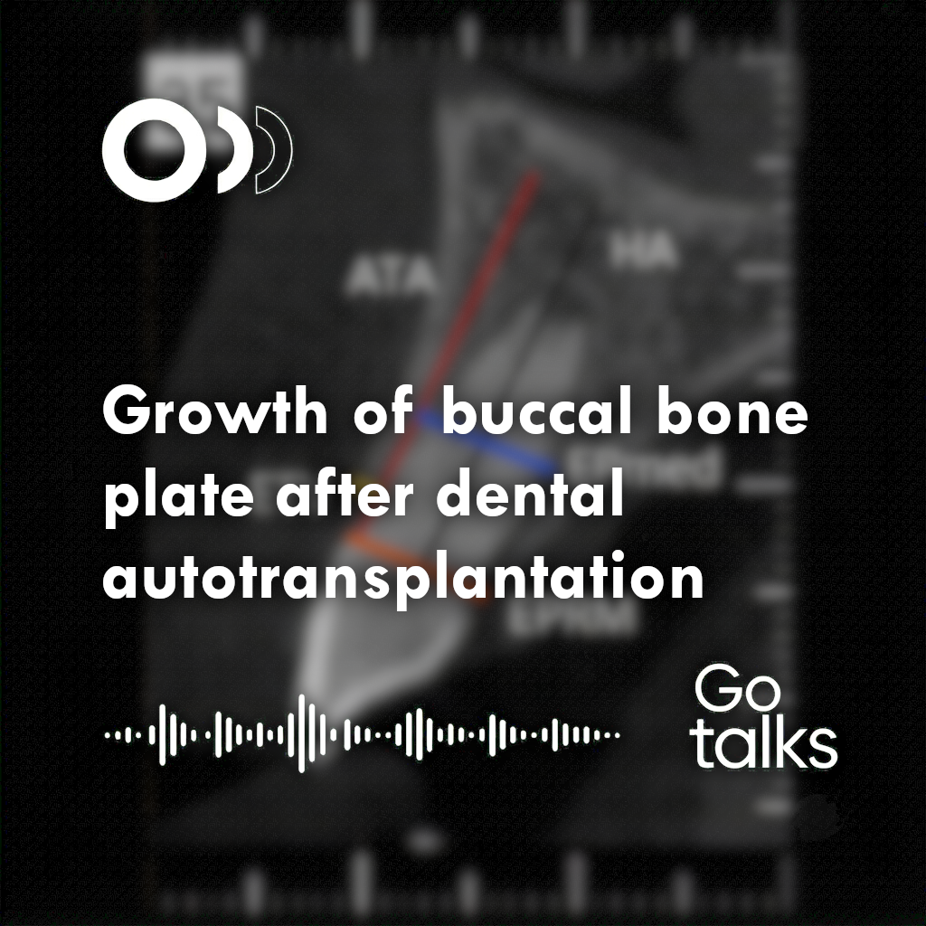 Growth of buccal bone plate after dental autotransplantation